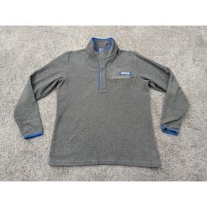Columbia Sportswear Sweater Mens Medium Gray Long Sleeve PFG‎ Fishing